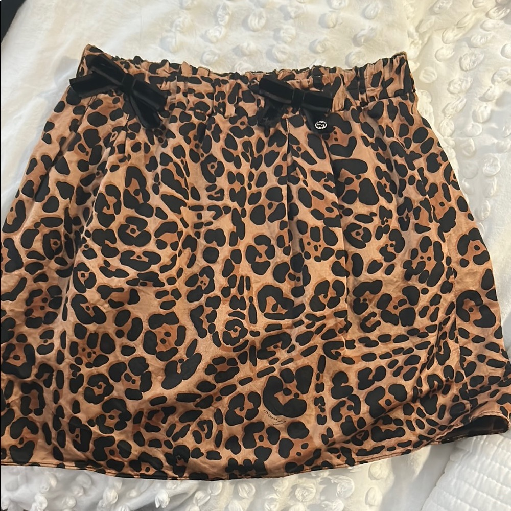 Gucci Brown and Black Bubble Skirt